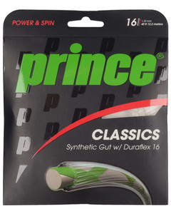 Products: Prince Synthetic Gut w/Duraflex 16g Tennis String SEED Tennis