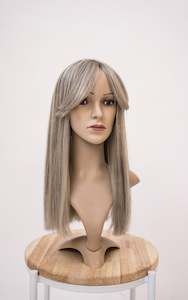 Human Hair Wig / Grey