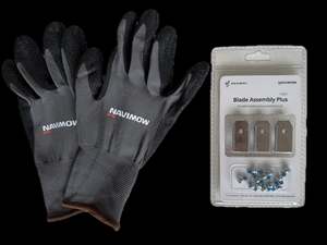 Navimow: Blades Assembly Plus (Heavy Duty) & Screws plus Navimow Gloves bundle
