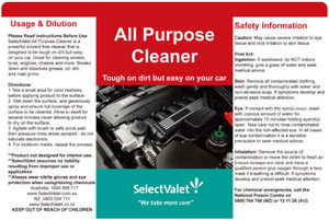 Products: All Purpose Cleaner