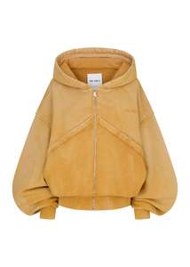 The Attico // Bomber Sprayed Jersey / Ocher