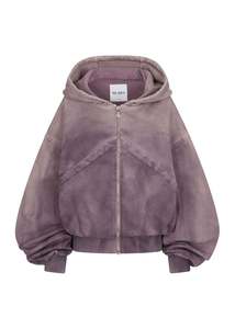 Jackets Coats: The Attico // Bomber Sprayed Jersey / Mauve