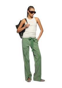 Womens Tops: The Attico // Macro Jersey Rib Tank Top / White