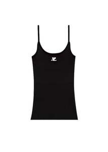 Courreges // Reedition Knit Tank Top / Black