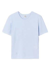 T Shirts: The Garment // Madison Knit Tee / Light Blue