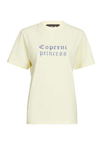 Coperni // Knitted Disney X Coperni Princess Boxy T-Shirt / Yellow