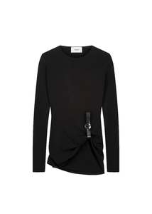 Knitted Tops: Coperni // Knitted Suspended Top / Black