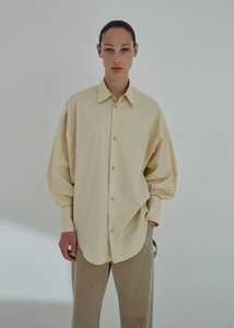 Shirts: DARKPARK // Carla Parachue Popeline Oversize Shirt / Sand