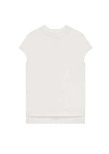 T Shirts: Courreges // Oversized T-Shirt / Heritage White