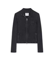 Courreges // City Shadow Denim Jacket / Denim Noir Delave