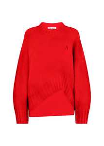 Womens Tops: The Attico // Sweater Wool Cashmere / Red
