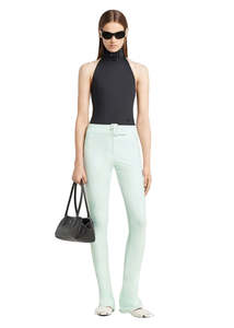 Courreges // Buckle Tech Crepe Bodysuit / Black