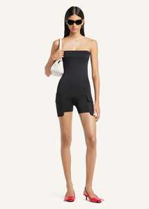 Courreges // 2-Pocket Tech Jersey Allover / Black