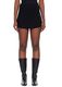 Courreges // Oblique Buttoned Knit Mini Skort / Black