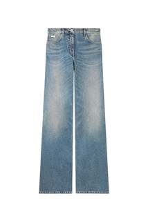 Womens Clothing: Courreges // Hammer Denim Baggy Pants / Denim Bleu Delave