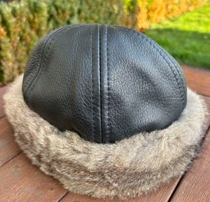 Genuine NZ Leather and Fur Fashion Hat - Selke NZ high quality handcrafted leath&hellip;