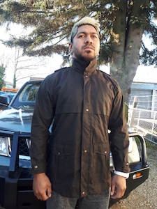 Oilskin Jacket - Selke NZ high quality handcrafted leather & fabric hats