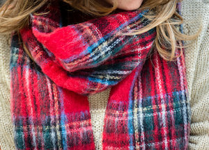 Products: Neck Scarves - Selke NZ high quality handcrafted leather & fabric hats