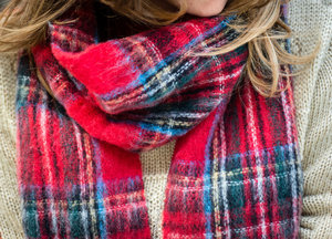 Products: Neck Scarves - Selke NZ high quality handcrafted leather & fabric hats