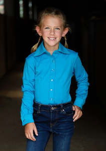 Ranch Dressn Girls Shirt Teal