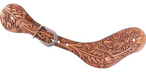 Cashel Antique Leaf Spur Straps