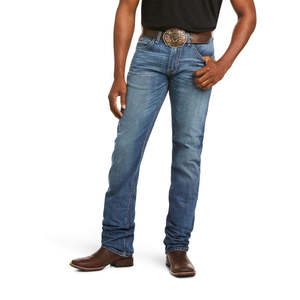 Mens Jeans: Ariat Men's Low Rise Stretch Novato Straight Cut