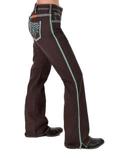 Cowgirl Tuff: Cowgirl Tuff Go West Turquoise Jeans