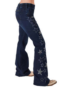 Cowgirl Tuff: Cowgirl Tuff Pull on Stars Jeans