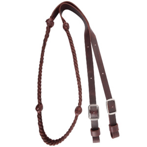 Martin Braided Barrel Reins with knots