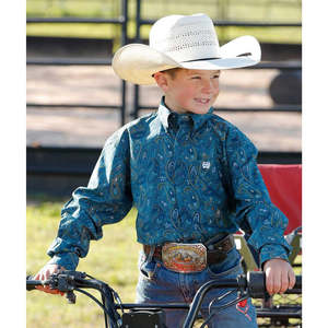 Cinch Boys Paisley Shirt