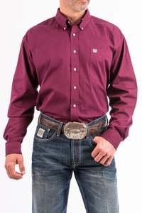 Cinch Burgundy Shirt