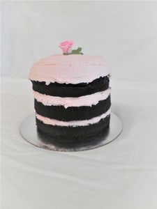 Dark Chocolate and Strawberry Layer Cake – Send A Chocolate Cake