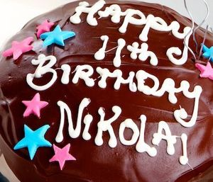 Products: Cake Writing – Send A Chocolate Cake