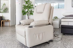 Products: Dual Motor Recliner Chair – PU Leather