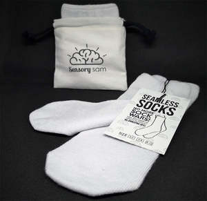 Clothing: Seamless Socks-White 2 Pack