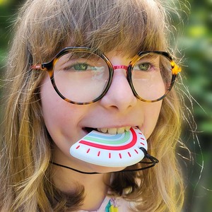 Chewie Necklace - Rainbow Brite