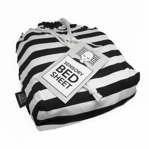 Sensory Sheet- Cotton/Spandex Striped Tee