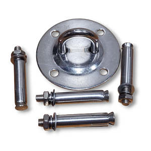 Swing Hardware Stainless Steel Baseplate and 4 dynabolts