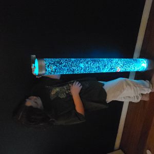 Calming: Water bubble fish Tube LED and bracket- The Tower of power!