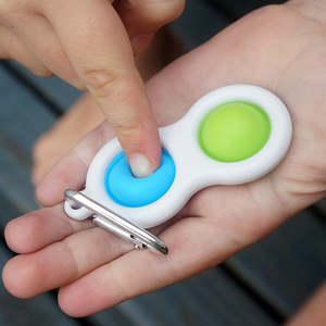 Two Tone Dimple Pop Fidget