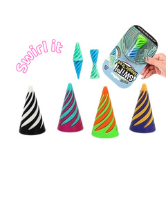 New And Trending Fidgets: Magic Swirl Fidget Tree – 2 Piece Twist & Transform Set