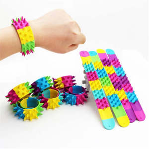New And Trending Fidgets: Spiky Slap Band Bangles – Sensory Fidget Wristband