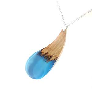 Pendant: Mānuka Medium Blue