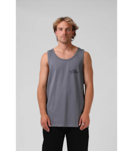 Rpm Mens Company Singlet - Steel Grey