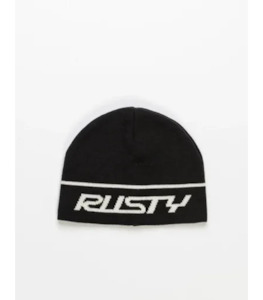 Products: Rusty Mens Bender Beanie - Black
