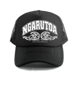 Ngaru Toa Tui Trucker Cap - Black