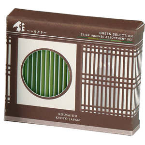 Restocked: KOSAIDO Japanese incense - colourful green selection
