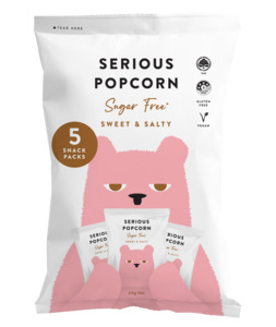 Products: Sugar Free Sweet & Salty Popcorn Multipack (60g)