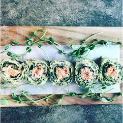 Finger Food Corporate Catering: Spinach Roulade (GF)