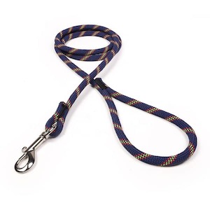 Navy w/ Neon Green & Red Tracer Rope Leash - Serious Paracord